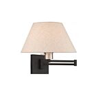 Livex Lighting Swing 40038-04 100W 1-Lumière Noir Applique Murale