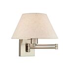 Livex Lighting Swing 40038-91 100W 1-Lumière Nickel brossé Applique Murale