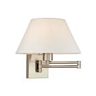 Livex Lighting Swing 40039-91 100W 1-Lumière Nickel brossé Applique Murale
