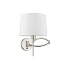 Livex Lighting Swing 40044-91 60W 1-Lumière Nickel brossé Applique Murale