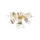 Livex Lighting Circulo 40070-12 4-Lumières 240W Laiton satiné Plafonnier