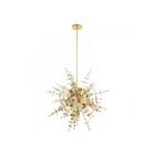 Livex Lighting 40076-12 Circulo 6-Lumières 360W Laiton satiné Suspendu