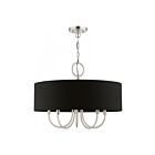 Livex Lighting 40115-91 Huntington 5-lumières 300W Nickel brossé Lustre