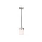 Livex Lighting 40191-91 Harding 1-Lumière 100W Nickel brossé Suspendu