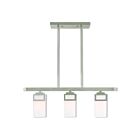 Livex Lighting 40193-91 Harding 3-lumières 300W Nickel brossé Lustre