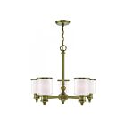 Livex Lighting 40205-01 Middlebush 5-lumières 500W Laiton antique Lustre