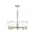 Livex Lighting 40205-35 Middlebush 5-lumières 500W Nickel poli Lustre