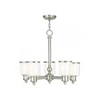 Livex Lighting 40205-91 Middlebush 5-lumières 500W Nickel brossé Lustre