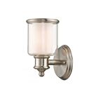 Livex Lighting Middlebush 40211-91 100W 1-Lumière Nickel brossé Applique Murale