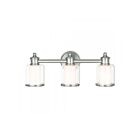 Livex Lighting 40213-91 Middlebush 3-Lights 300W Nickel poli Luminaire de vanité