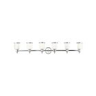 Livex Lighting 40216-35 Middlebush 6-Lights 600W Nickel poli Luminaire de vanité