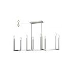 Livex Lighting 40258-91 Alpine 8-lumières 480W Nickel brossé Lustre