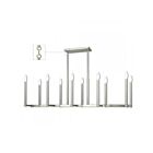 Livex Lighting 40259-91 Alpine 10-lumières 600W Nickel brossé Lustre