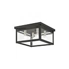 Livex Lighting Milford 4032-04 4-Lumières 160W Bougies noires avec finition nickel brossé Plafonnier