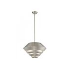 Livex Lighting 40402-91 Amsterdam 1-Lumière 60W Nickel brossé Suspendu