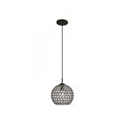 Livex Lighting 40440-04 Cassandra 1-Lumière 60W Noir Suspendu