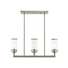 Livex Lighting 40473-91 Hillcrest 3-lumières 300W Nickel brossé Lustre