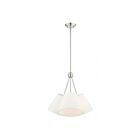 Livex Lighting 40563-91 Prato 3-lumières 120W Nickel brossé Lustre