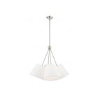 Livex Lighting 40564-91 Prato 4-lumières 160W Nickel brossé Lustre