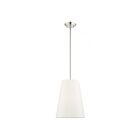 Livex Lighting 40567-91 Prato 1-Lumière 40W Nickel brossé Suspendu