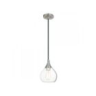 Livex Lighting 40601-91 Pendants 1-Lumière 100W Nickel brossé Suspendu