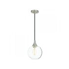 Livex Lighting 40611-91 Pendants 1-Lumière 100W Nickel brossé Suspendu