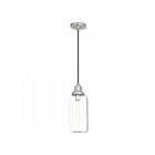 Livex Lighting 40614-91 Pendants 1-Lumière 75W Nickel brossé Suspendu