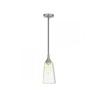 Livex Lighting 40637-91 Pendants 1-Lumière 100W Nickel brossé Suspendu