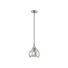Livex Lighting 40645-91 Pendants 1-Lumière 60W Nickel brossé Suspendu