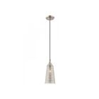Livex Lighting 40647-91 Pendants 1-Lumière 60W Nickel brossé Suspendu