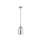 Livex Lighting 40649-91 Pendants 1-Lumière 60W Nickel brossé Suspendu