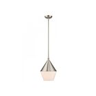 Livex Lighting 40684-91 Stockholm 1-Lumière 40W Nickel brossé Suspendu