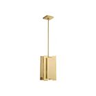 Livex Lighting 40691-12 Varick 1-Lumière 100W Laiton satiné Suspendu