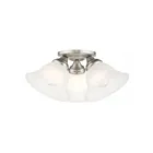 Livex Lighting Wynnewood 40727-81 3-Lumières 180W Nickel satiné peint Plafonnier