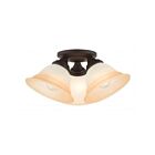 Livex Lighting Wynnewood 40729-07 3-Lumières 180W Bronze Plafonnier