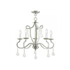 Livex Lighting 40775-92 Callisto 5-lumières 300W Nickel brossé Lustre
