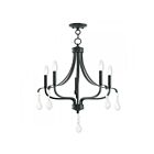 Livex Lighting 40793-01 Alessia 5-lumières 300W Bronze anglais Lustre