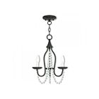 Livex Lighting 40793-92 Alessia 3-lumières 180W Bronze anglais Lustre