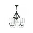 Livex Lighting 40795-92 Alessia 5-lumières 300W Bronze anglais Lustre