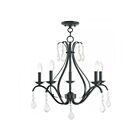 Livex Lighting 40845-92 Caterina 5-lumières 300W Bronze anglais Lustre