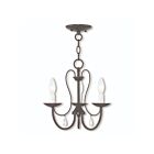 Livex Lighting 40863-92 Mirabella 3-lumières 180W Bronze anglais Lustre