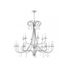 Livex Lighting 40870-05 Daphne 18-lumières 720W Chrome poli Lustre