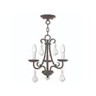 Livex Lighting 40875-04 Daphne 3-lumières 180W Bronze anglais Lustre