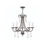 Livex Lighting 40878-04 Daphne 5-lumières 300W Bronze anglais Lustre