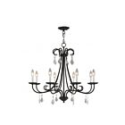 Livex Lighting 40879-05 Daphne 8-lumières 480W Bronze anglais Lustre