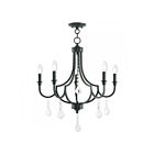 Livex Lighting 40903-04 Aria 5-lumières 300W Bronze anglais Lustre