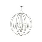 Livex Lighting 40925-01 Prism 12-lumières 720W Nickel brossé Lustre