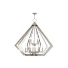 Livex Lighting 40928-91 Prism 15-lumières 900W Nickel brossé Lustre