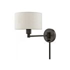 Livex Lighting Swing 40940-92 60W 1-Lumière Bronze anglais Applique Murale