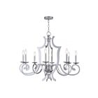 Livex Lighting 41008-05 Aldrich 8-lumières 480W Chrome poli Lustre